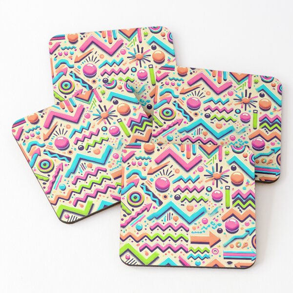 Item preview, Vibrant Geometric Chaos Seamless Patterns designed and sold by BillyD-Art.