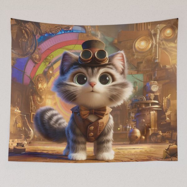 Item preview, Steampunk American Wirehair Inventor designed and sold by Sillytoe.