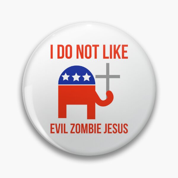 Item preview, Evil zombie Jesus  designed and sold by Rachel the Artist .