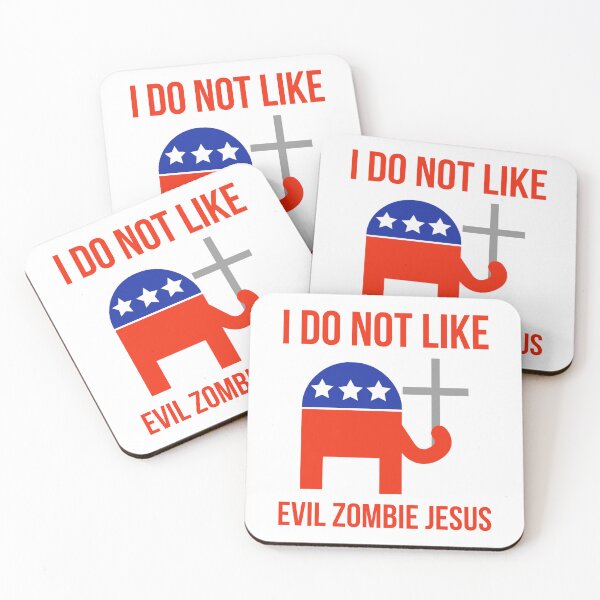 Item preview, Evil zombie Jesus  designed and sold by Rachel the Artist .