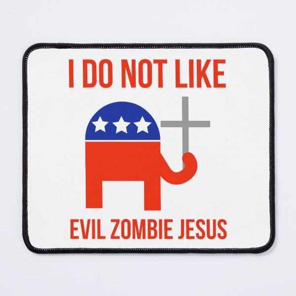Item preview, Evil zombie Jesus designed and sold by Rachel the Artist .