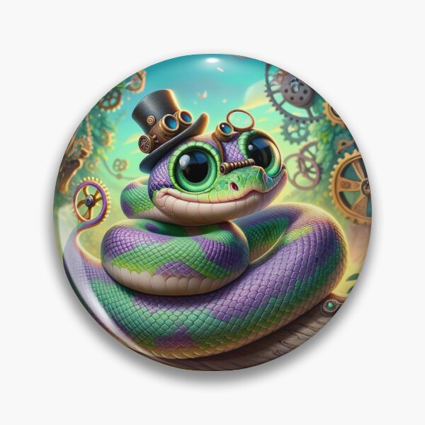 Artikelvorschau, Steampunk Amethyst Python Mechaniker entworfen und verkauft von Sillytoe.
