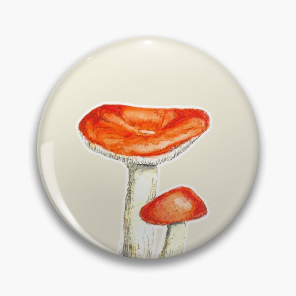 Item preview, Watercolor Emetic Russula/Russula Emetica designed and sold by Brandi Wheeler.
