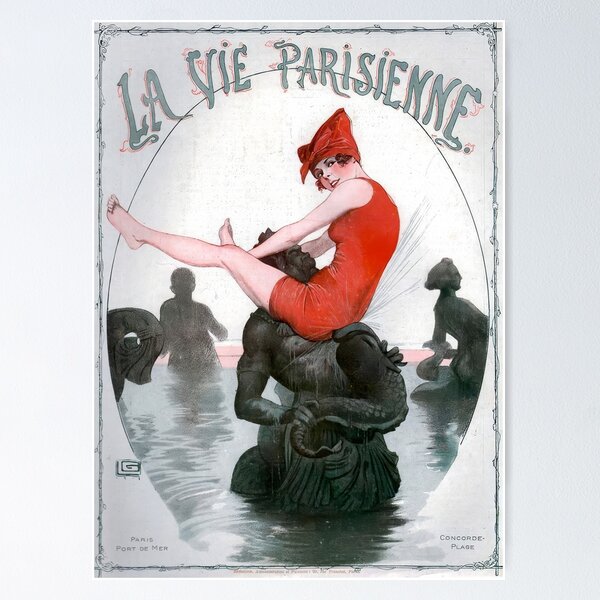 Item preview, LÉONNEC, Georges. Cover of La Vie Parisienne  designed and sold by TeeARTHY.