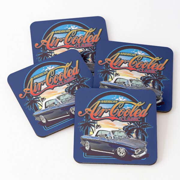 Item preview, 1962 Corvair Convertible Monza blue white designed and sold by FlatSixGraphics.