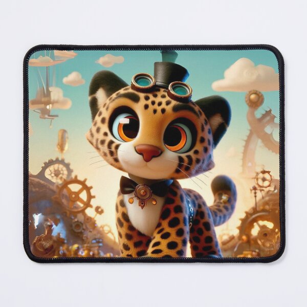Item preview, Steampunk Amur Leopard Adventurer designed and sold by Sillytoe.