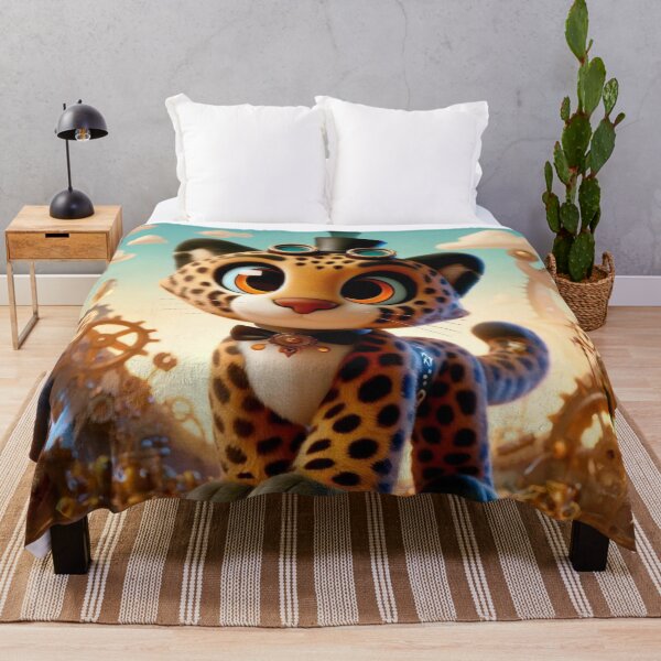 Item preview, Steampunk Amur Leopard Adventurer designed and sold by Sillytoe.