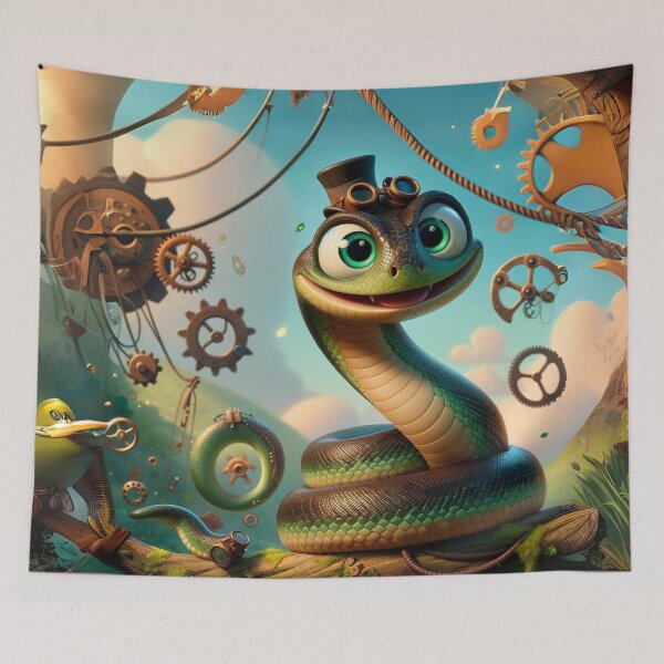 Item preview, Steampunk Anaconda Engineer designed and sold by Sillytoe.