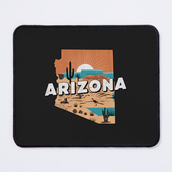 Item preview, Vintage Arizona Desert Travel Poster designed and sold by suechtmpoa.