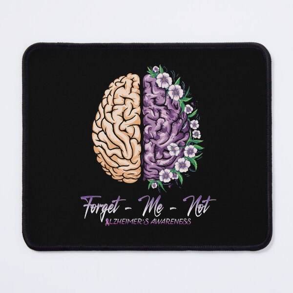 Item preview, Forget Me Not Alzheimer's Awareness Purple dementia Brain end Alz designed and sold by Smix Pixels.