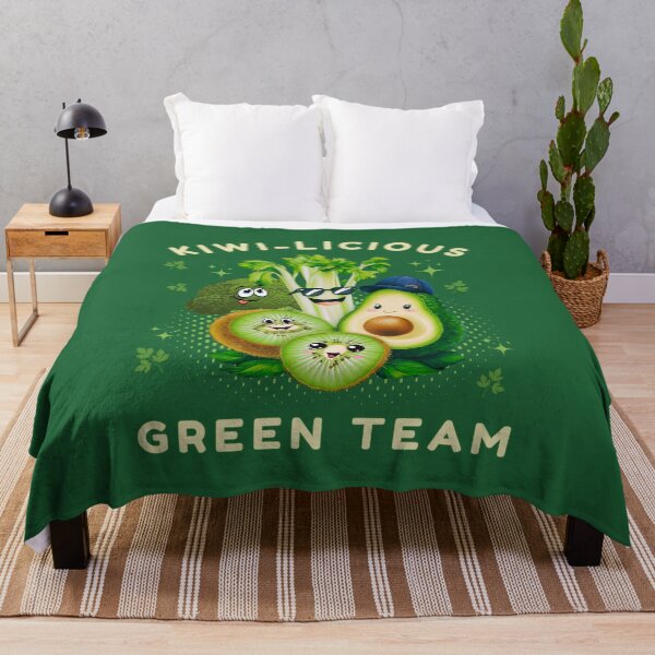 Aperçu de l'œuvre Kiwi Licious Green Team Eco Friendly - Avocat, Céleri, Brocoli  créée et vendue par Oz64.