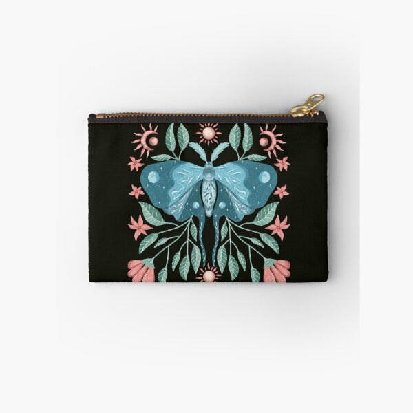 Item preview, Indigo blue moon moth designed and sold by pinkyfish1010.