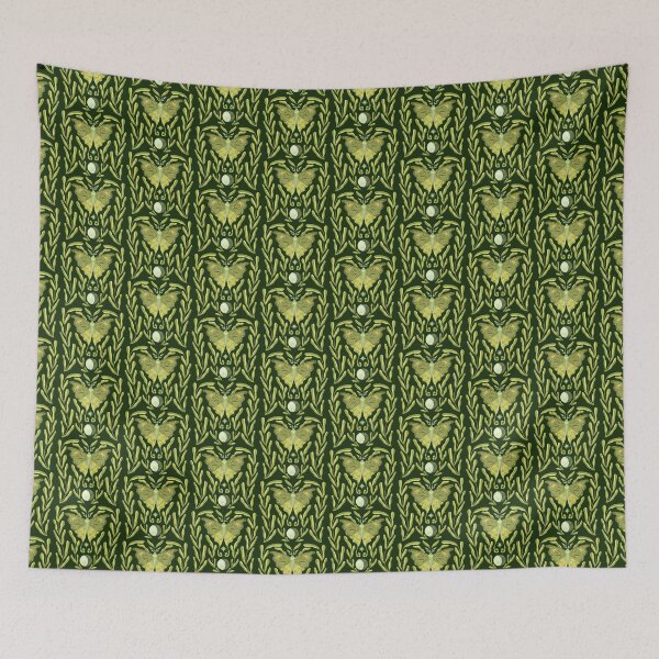 Item preview, Flower embellished green moth designed and sold by pinkyfish1010.