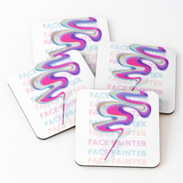 Item preview, Good vibes face paint design designed and sold by Amysartoffaces.