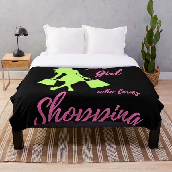 Item preview, Just a Girl Who Loves Shopping designed and sold by DriveToCreate.