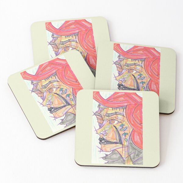 Item preview, Abstract Wacky Design Portrait of Woman designed and sold by Harold-Inks.