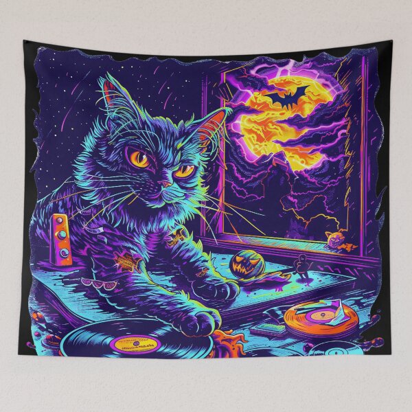Item preview, Spooky Cat Collector designed and sold by Caracas-Vintage.