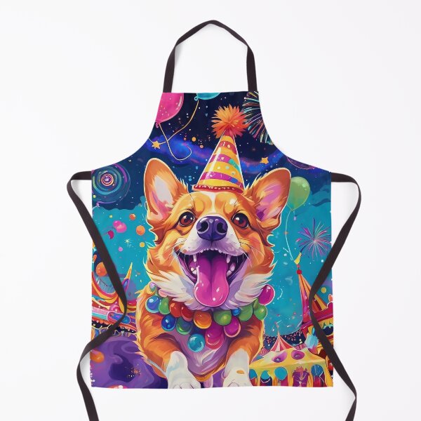 Item preview, Carnival Joy Corgi designed and sold by purrfect pattern.