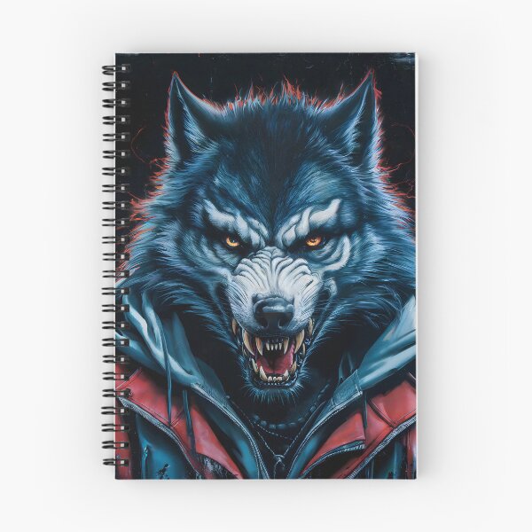 Item preview, Sinister Werewolf In Red Jacket designed and sold by JujuMaeDesigns.