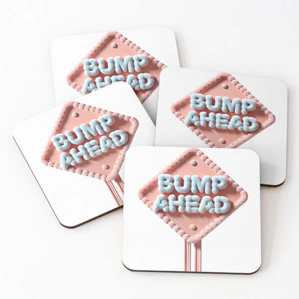 Item preview, Bump Ahead Baby Announcement - Fun Sign Design designed and sold by StyLeHi.