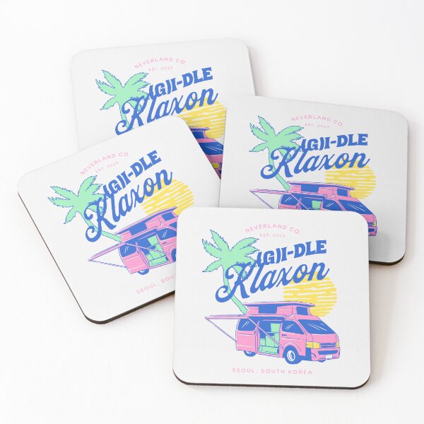Item preview, G IDLE Klaxon neverland summer typography text Morcaworks designed and sold by Morcawork.