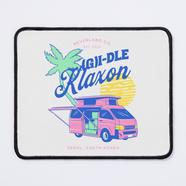 Item preview, G IDLE Klaxon neverland summer typography text Morcaworks designed and sold by Morcawork.