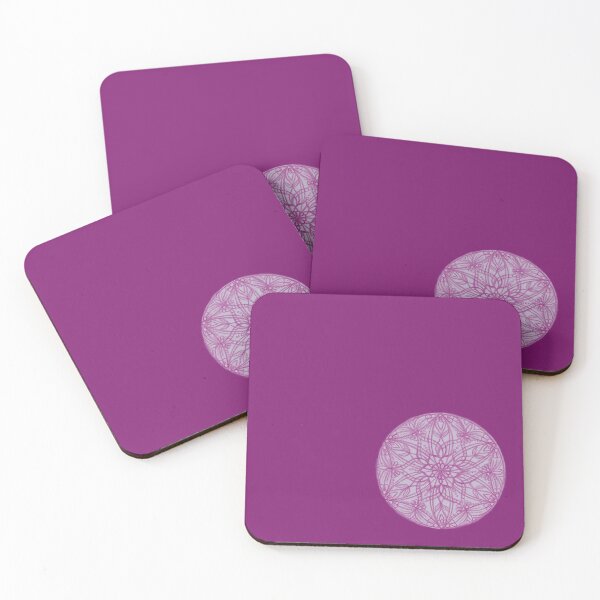 Item preview, Flower of Life Color Palette Mandalas : 145 - Mulberry designed and sold by SonoSonoStudio.