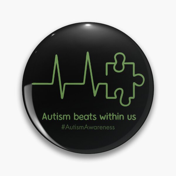 Item preview, Autism Beats Within Us Awareness Design designed and sold by Atsariya.