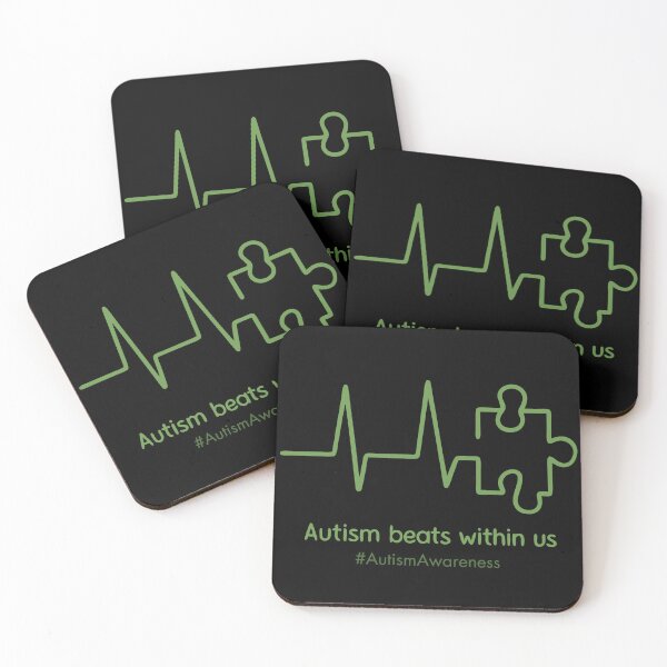 Item preview, Autism Beats Within Us Awareness Design designed and sold by Atsariya.
