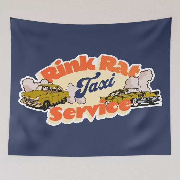 Item preview, Rink Rat Taxi Service Hockey designed and sold by haneydenning.