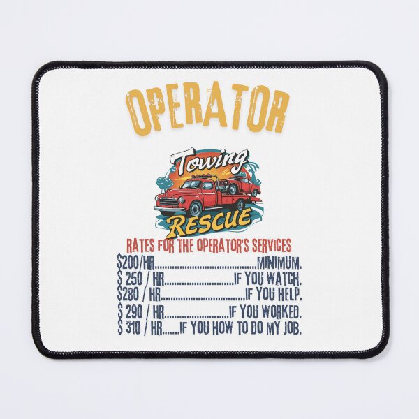Item preview, Operator Rates - Modern Crane Operator Design designed and sold by Colorful-Garden.