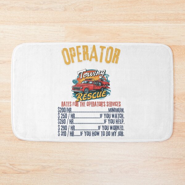 Item preview, Operator Rates - Modern Crane Operator Design designed and sold by Colorful-Garden.