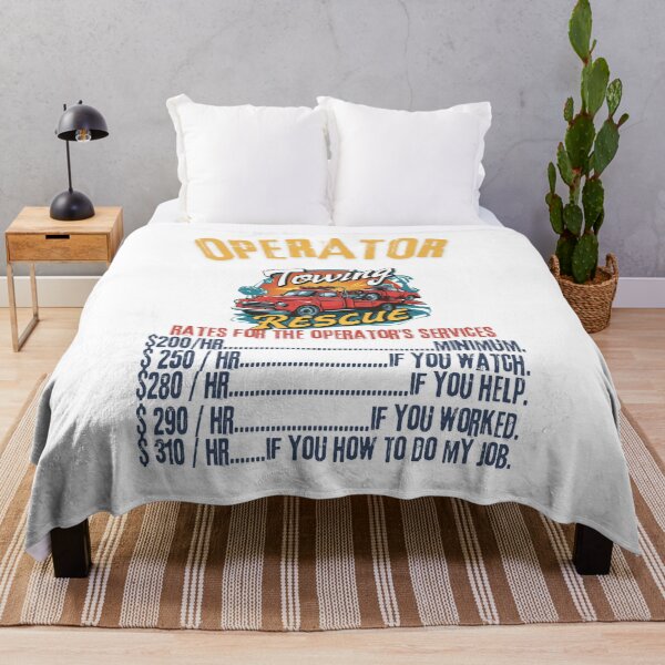 Item preview, Operator Rates - Modern Crane Operator Design designed and sold by Colorful-Garden.