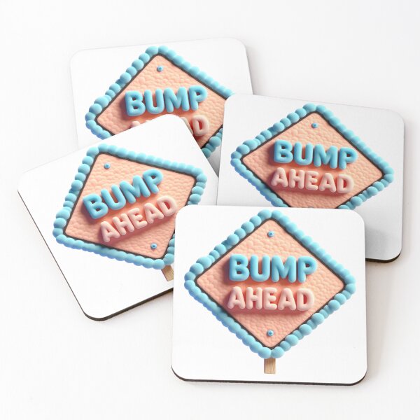 Item preview, Bump Ahead Baby Announcement - Fun Sign Design designed and sold by StyLeHi.