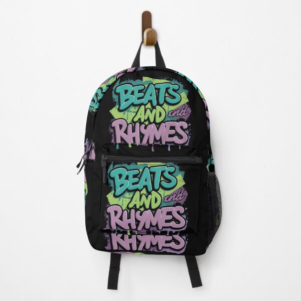 Item preview, Beats and Rhymes Retro Hip Hop designed and sold by RadDeck.