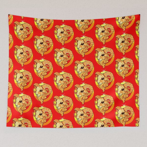 Artikelvorschau, Widder Goldenes Design! entworfen und verkauft von DoodleDashCollective.