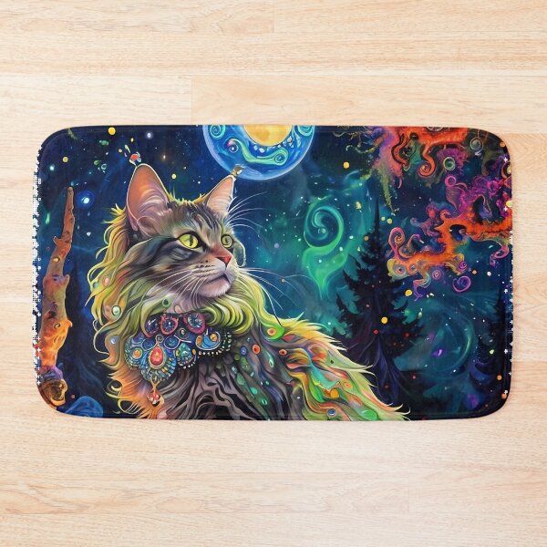 Item preview, Moonlit Majesty Maine Coon designed and sold by purrfect pattern.