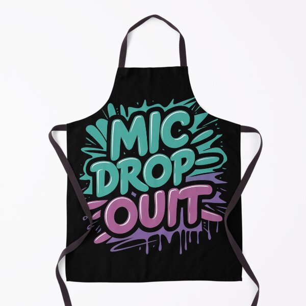 Item preview, Mic Dropout Graffiti Hip Hop Art designed and sold by RadDeck.