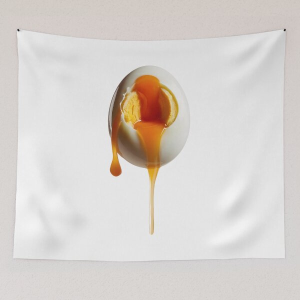 Item preview, boiled egg with runny yolk designed and sold by OneLastWish.