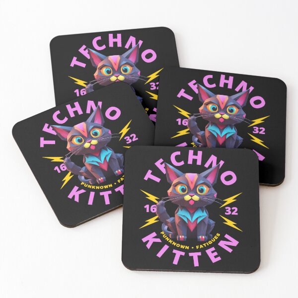 Item preview, Techno Kitten designed and sold by pUNKnown.