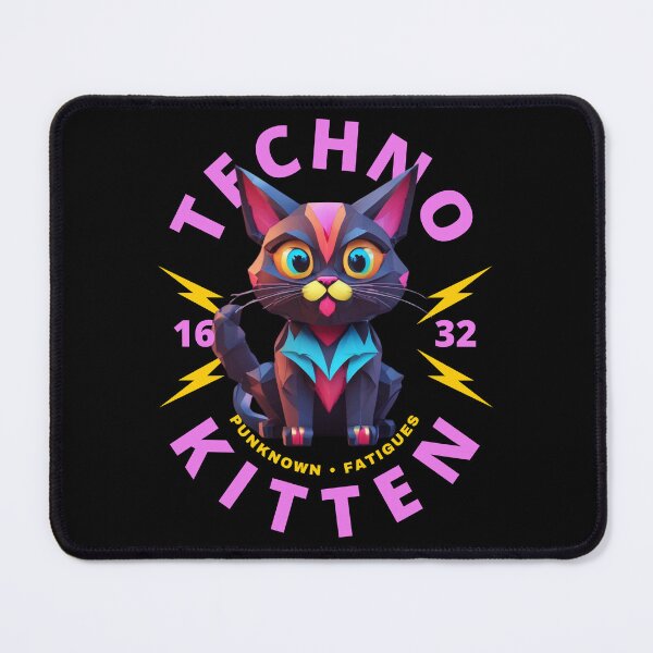 Item preview, Techno Kitten designed and sold by pUNKnown.