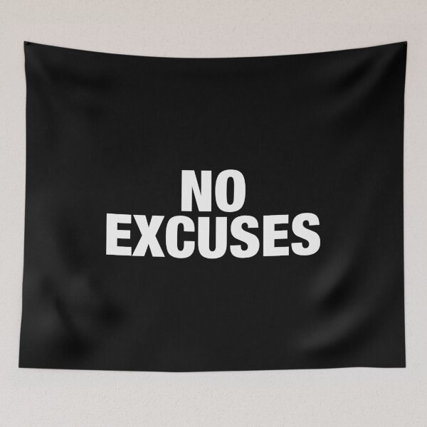 Item preview, No Excuses designed and sold by viunziameriza.