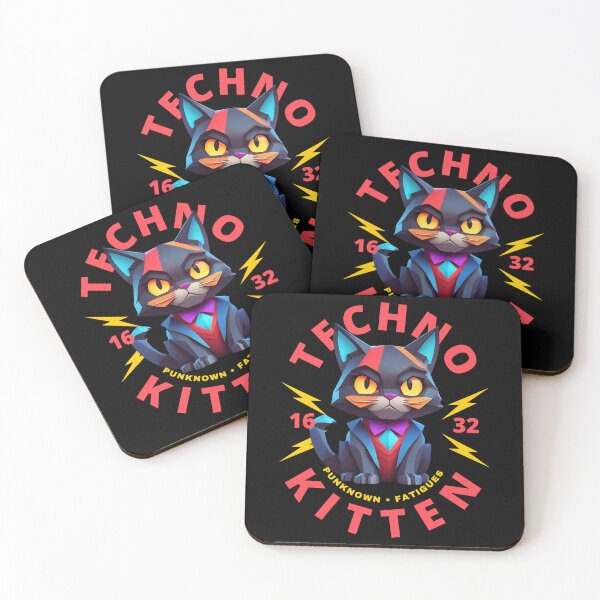 Item preview, Techno Kitten designed and sold by pUNKnown.