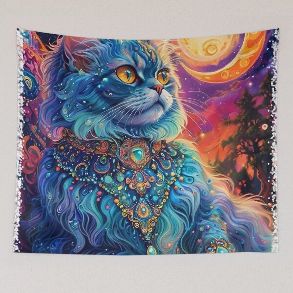Item preview, Moonlit Persian Majesty #0 designed and sold by purrfect pattern.
