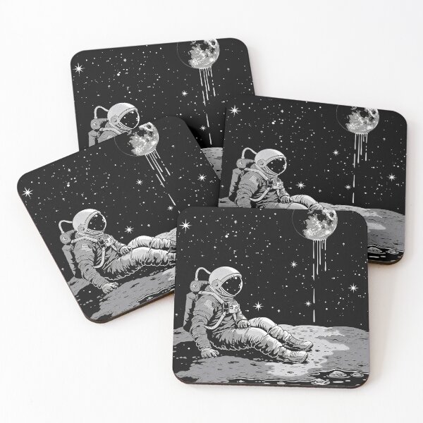 Item preview, Astronaut on Starry Moon designed and sold by Guesso.