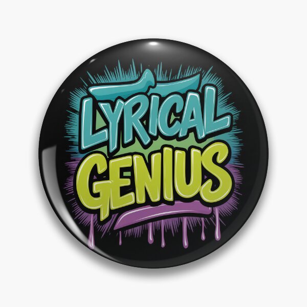 Item preview, Lyrical Genius Rapper's Delight Classic Hip Hop Design designed and sold by RadDeck.