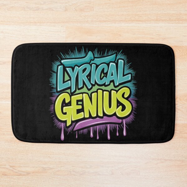 Item preview, Lyrical Genius Rapper's Delight Classic Hip Hop Design designed and sold by RadDeck.