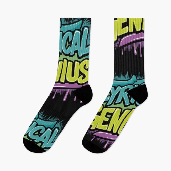 Item preview, Lyrical Genius Rapper's Delight Classic Hip Hop Design designed and sold by RadDeck.