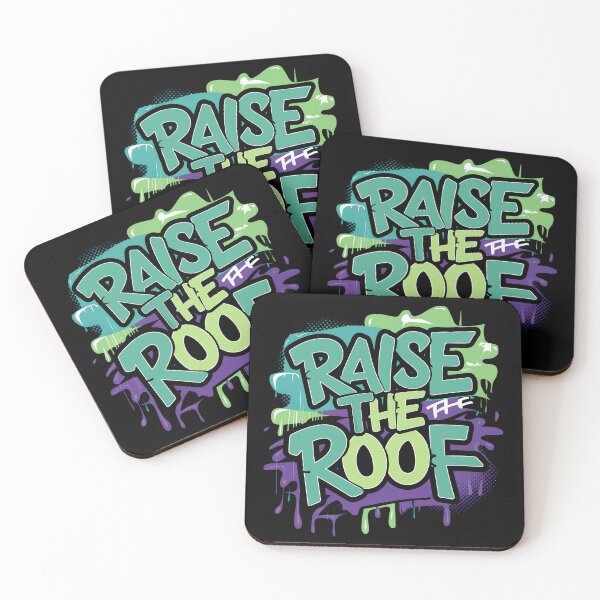 Item preview, Raise the roof Urban Beats Hip Hop Music Culture Design designed and sold by RadDeck.