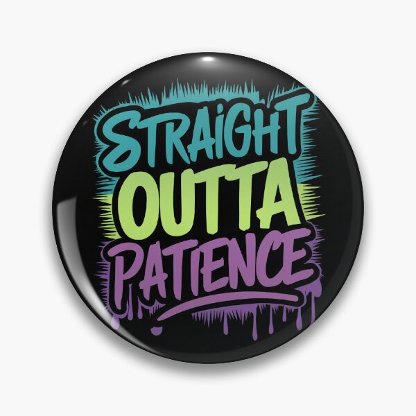 Item preview, Straight Outta Patience Retro Rap Icons Hip Hop Legends Design designed and sold by RadDeck.